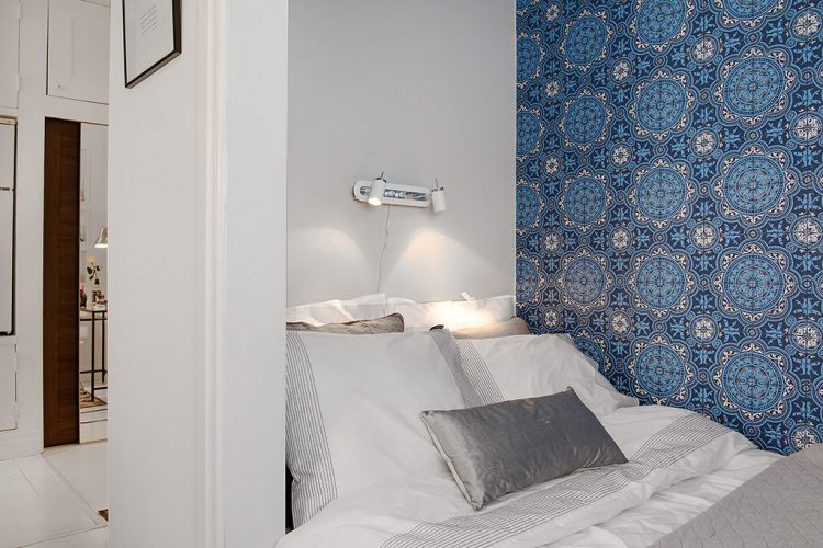 Không giàn phòng ngủ được bố trí đơn giản nhưng êm ái.