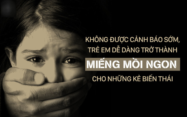 Việt Nam có khoảng 1.000 trẻ em bị xâm hại tình dục mỗi năm. Vị chi là mỗi ngày trung bình có khoảng 3 trẻ em bị xâm hại