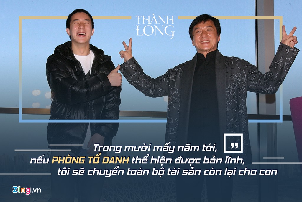 Thành Long vẫn đặt niềm tin vào con trai dù Phòng Tổ Danh từng bị bắt vì chơi ma túy.