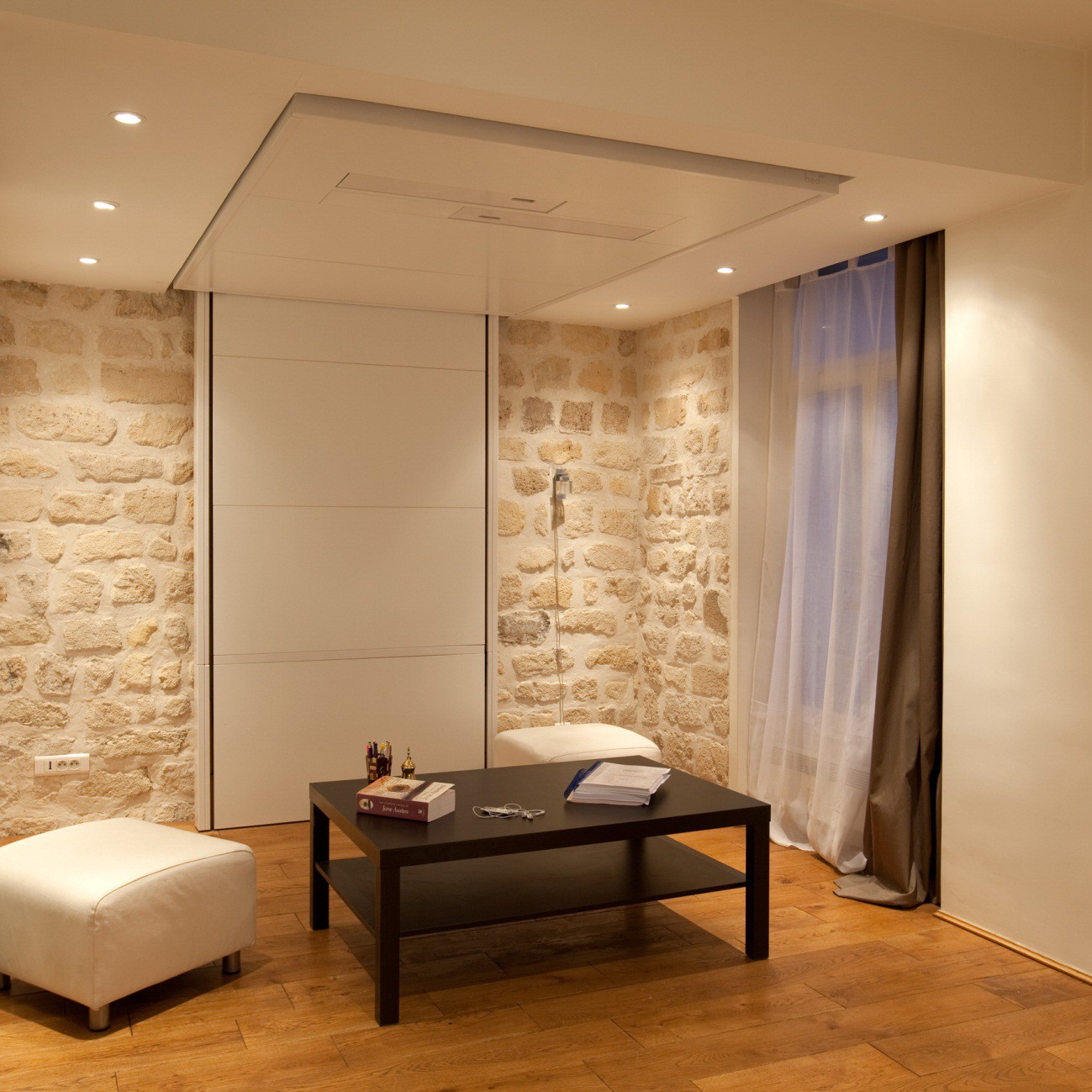 sở hữu mẫu mã tối ưu cùng trần thạch cao, chiếc giường nhà bạn hoàn toàn biến mất chỉ trong chốc lát.