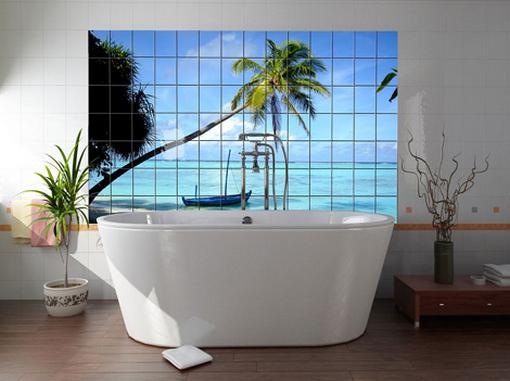 
Không gian phòng tắm tuyệt đẹp với phong cảnh biển xanh, cát trắng, nắng vàng.

 
