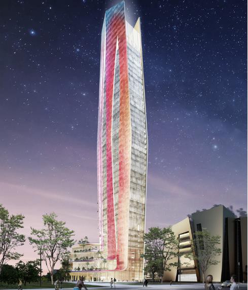 
Với chiều cao 244m, tòa tháp sẽ cao hơn cả tòa Intelligence Operation Center ở Đài Trung, Đài Loan hiện nay.

 
