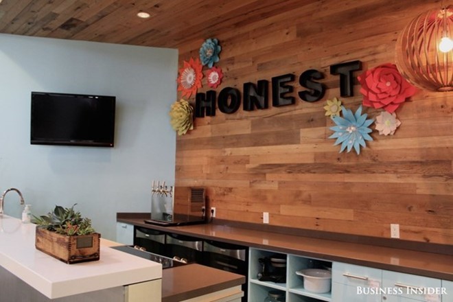 Đây là hình ảnh bên trong văn phòng của The Honest. Ảnh: Business Insider.