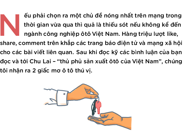 Hai giấc mơ của ngành công nghiệp ôtô Việt Nam - Ảnh 1.