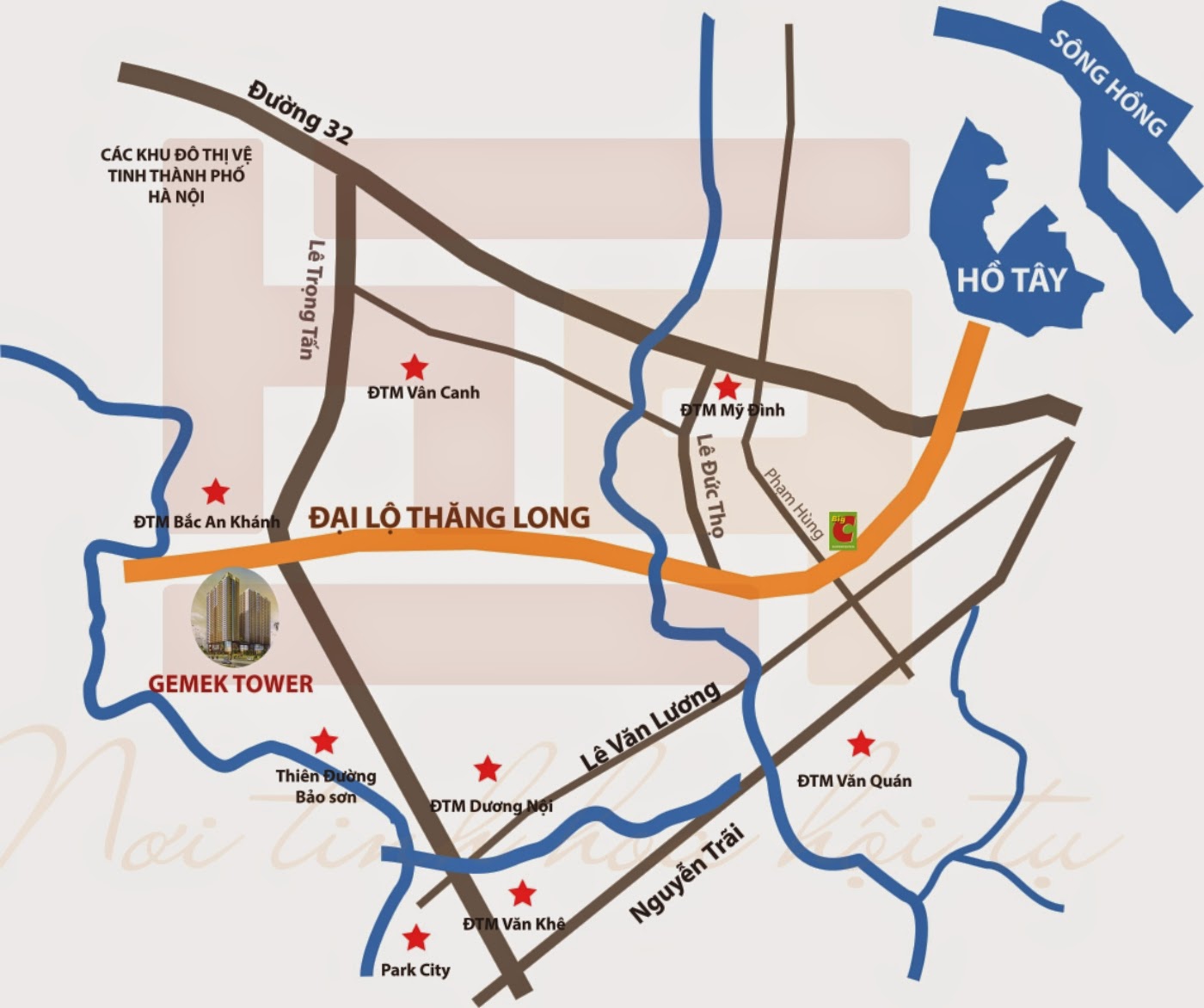 Dự án tọa lạc tại Huyện Hoài Đức, Hà Nội.