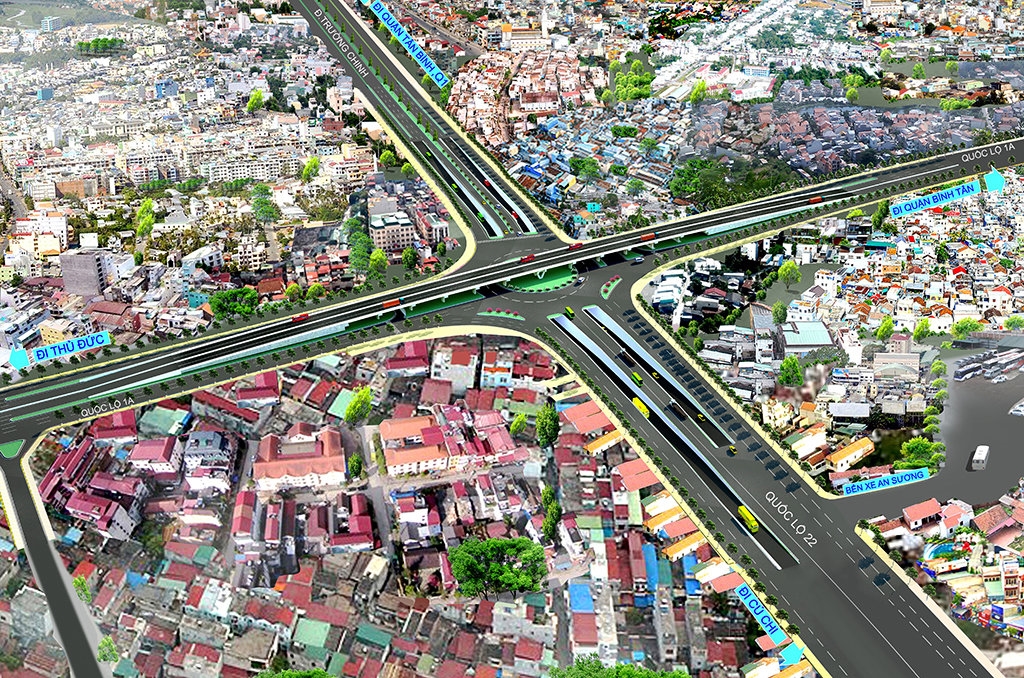Sau khi dự án hoàn thành, một hệ thống giao thông khép kín và đồng bộ sẽ kết nối thuận tiện khu vực Củ Chi với trung tâm thành phố.