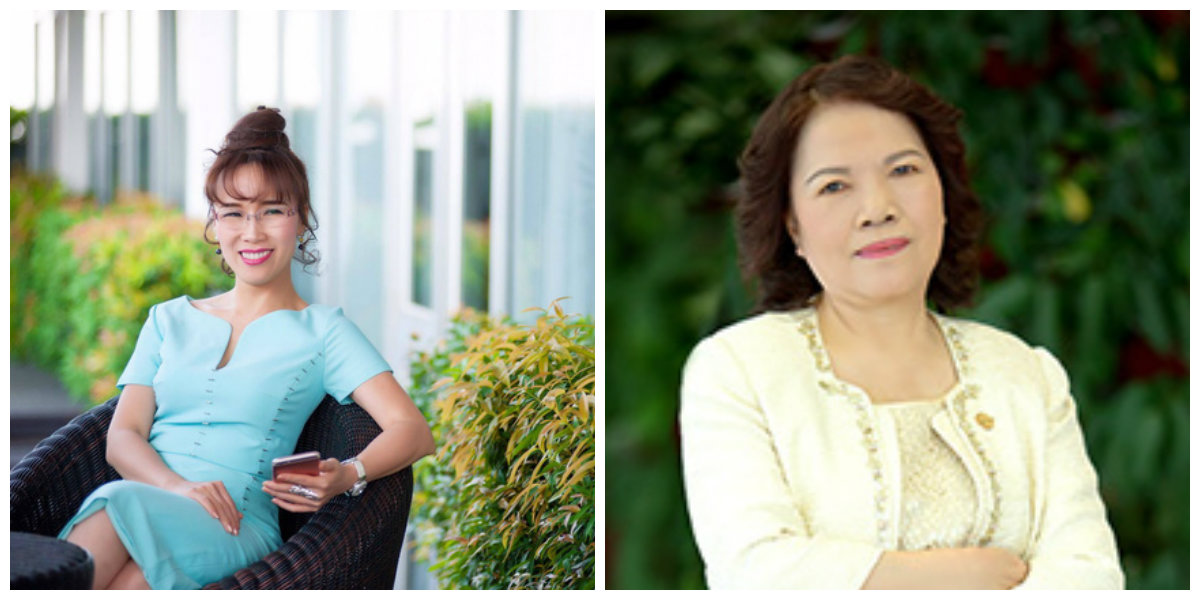  Hai nữ tướng của Vietjet - bà Nguyễn Thị Phương Thảo (Tổng giám đốc) và bà Nguyễn Thanh Hà (chủ tịch HĐQT) 