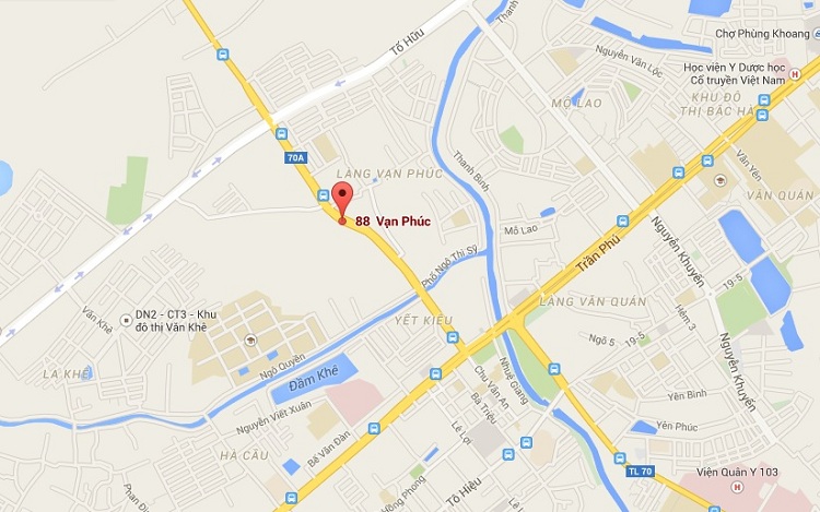 Chung cư Goldsilk Complex tọa lạc tại trung tâm quận Hà Đông.