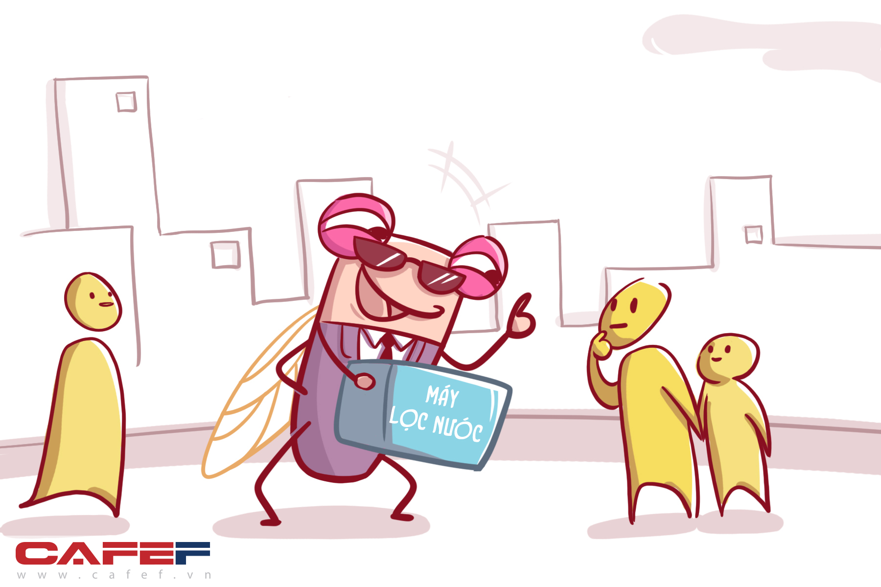 Ở một thành phố nọ, có một chàng ve sầu sống bằng nghề buôn bán. Với vẻ ngoài bảnh choẹ, giọng lưỡi ngọt như mía lùi, chàng buôn bán khá thuận lợi.