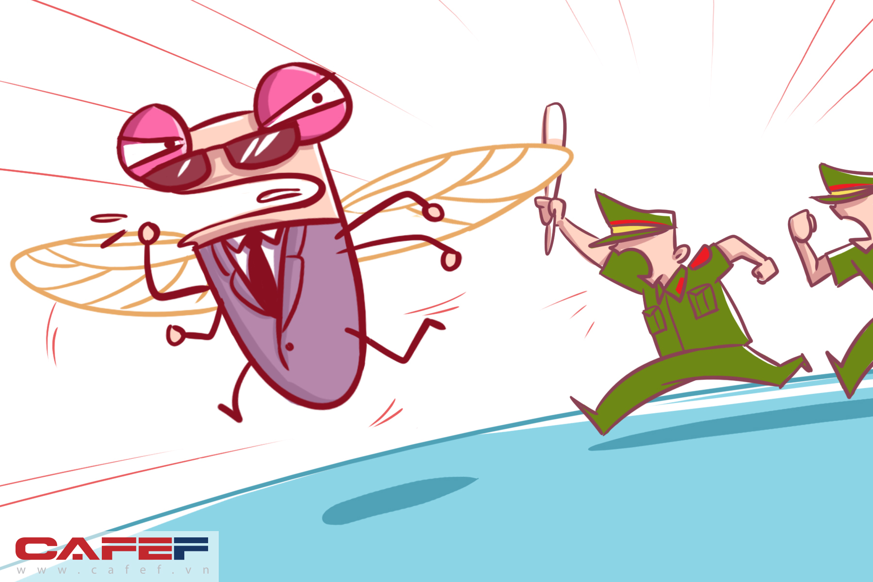 Trước những sai phạm của chàng, cơ quan chức năng cũng nhập cuộc.