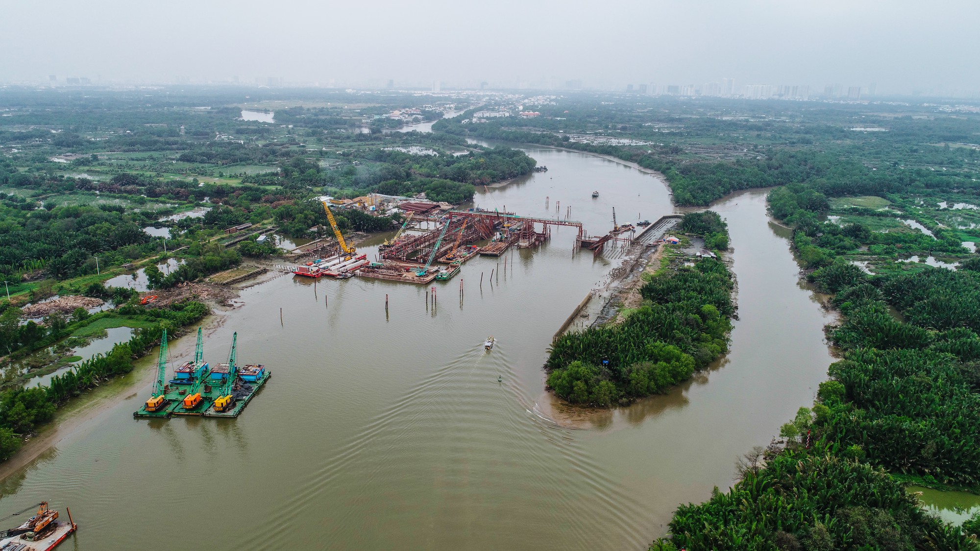 Những hình ảnh mới nhất của dự án chống ngập do triều 10.000 tỷ đồng ở TP.HCM - Ảnh 12. Những hình ảnh mới nhất của dự án chống ngập do triều 10.000 tỷ đồng ở TP.HCM - Ảnh 12.