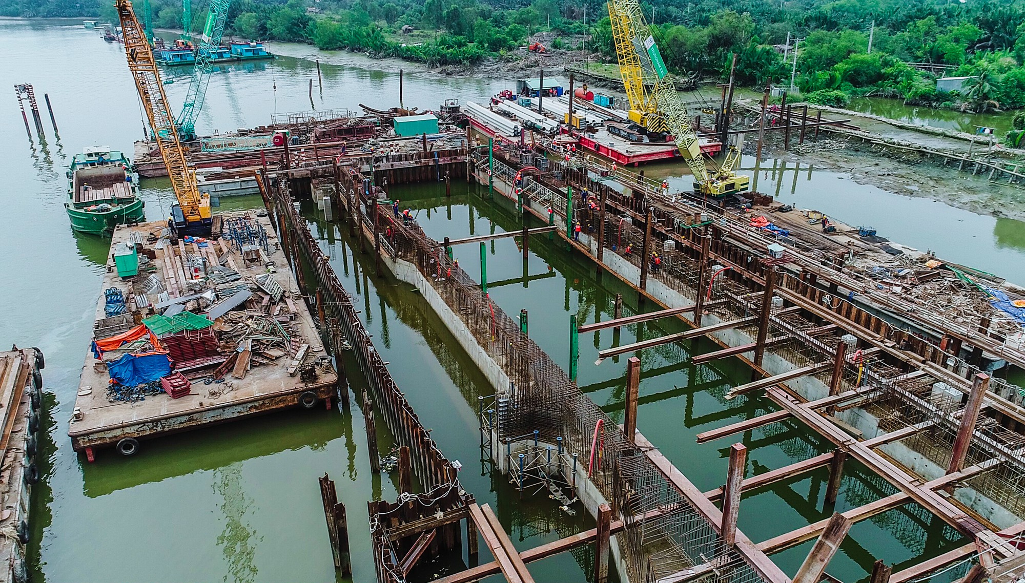 Những hình ảnh mới nhất của dự án chống ngập do triều 10.000 tỷ đồng ở TP.HCM - Ảnh 9. Những hình ảnh mới nhất của dự án chống ngập do triều 10.000 tỷ đồng ở TP.HCM - Ảnh 9.