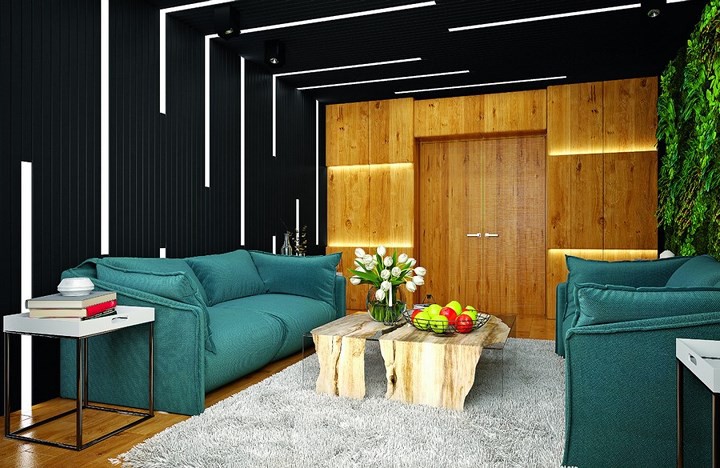 Ý tưởng sáng tạo sở hữu trần gỗ - Ảnh 4.