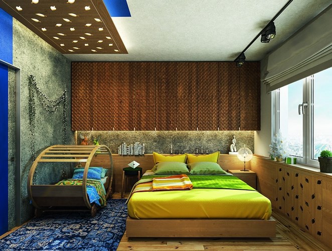 Ý tưởng sáng tạo với trần gỗ - Ảnh 8.