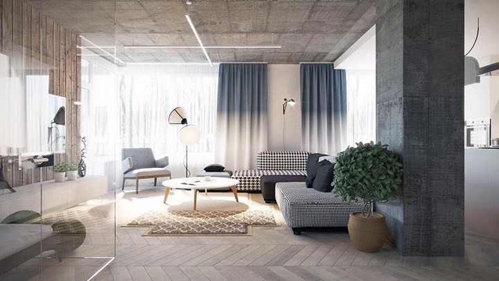 Không cần tô trát, ngôi nhà vẫn mang phong cách đẹp hiện đại - Ảnh 2. Không cần tô trát, ngôi nhà vẫn mang phong cách đẹp hiện đại - Ảnh 2.