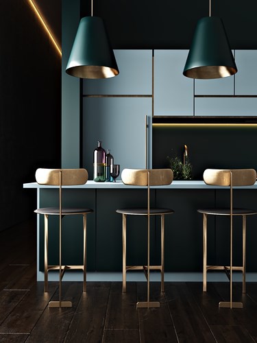 Ngắm phòng bếp được thiết kế lung linh với màu xanh dương - Ảnh 4.