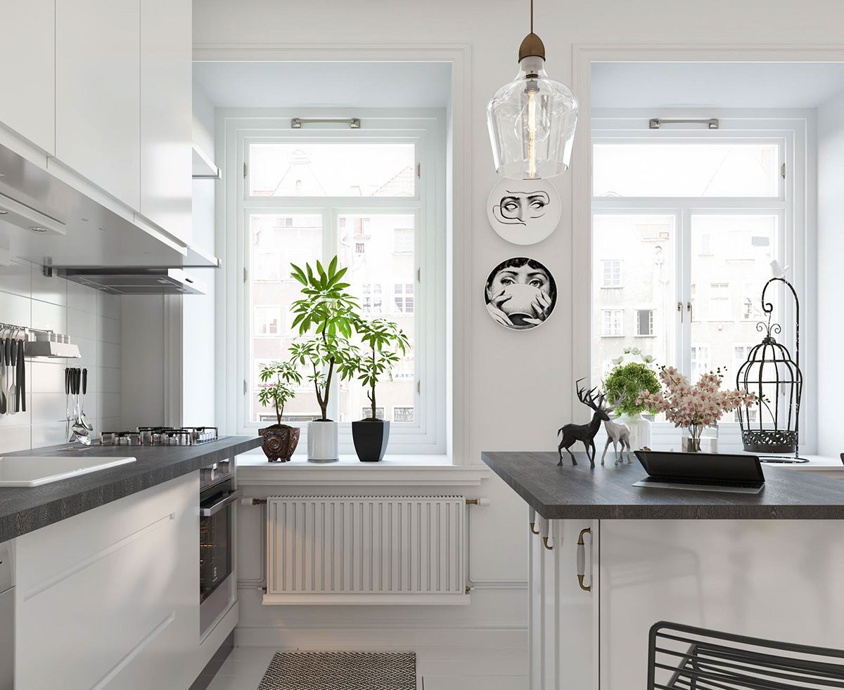 Căn hộ nhỏ trắng tinh khôi mà chất đến không ngờ - Ảnh 7. Căn hộ nhỏ trắng tinh khôi mà chất đến không ngờ - Ảnh 7.