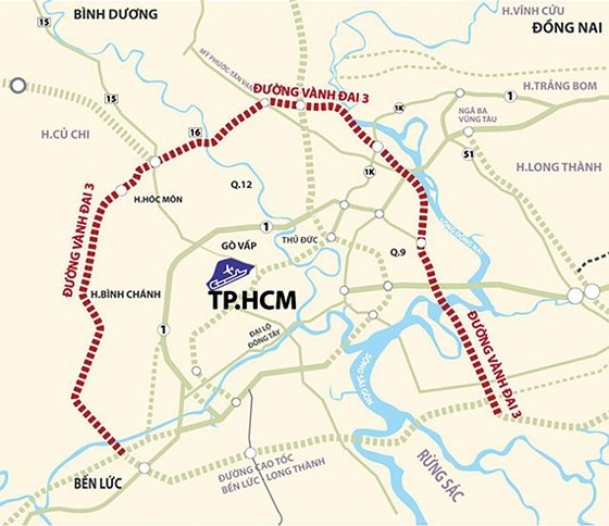 TPHCM kiến nghị Chính phủ triển khai dự án đường Vành đai 3 - Ảnh 1.