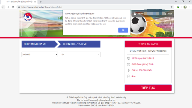 CĐV than trời vì mua vé online trận Việt Nam - Philippines: Không thể truy cập, hệ thống quá tải, vé bán hết trong tích tắc! - Ảnh 8.