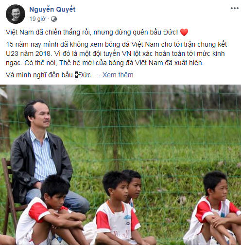 Việt Nam vô địch AFF Cup 2018, hàng ngàn người hâm mộ gửi lời tri ân đến bầu Đức - Ảnh 3.
