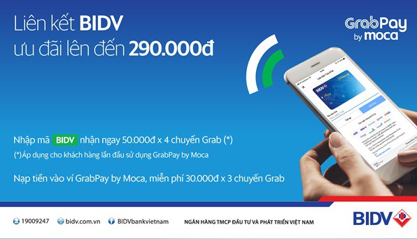 Nhận ngay mã giảm 50.000 đồng khi đi Grab bằng tài khoản BIDV  - Ảnh 1.