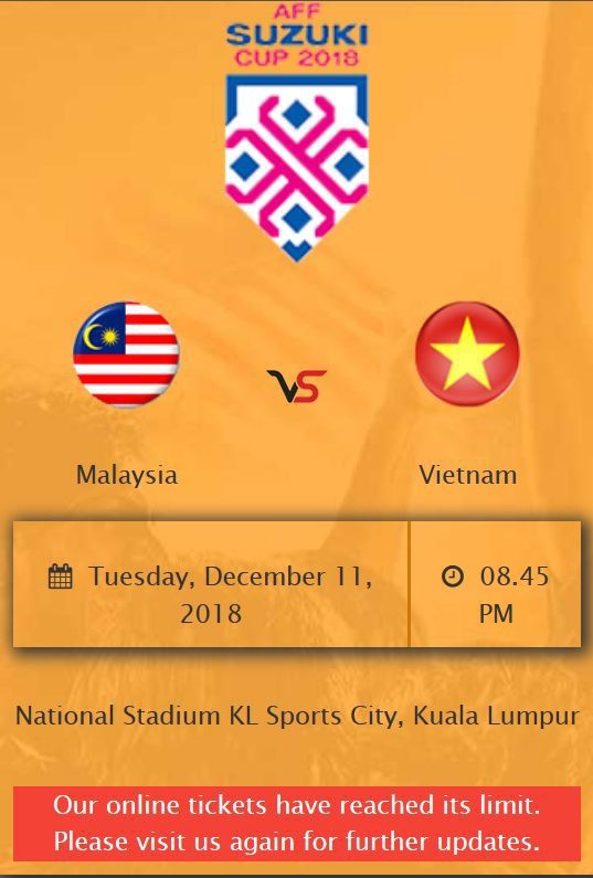 20.000 vé trận chung kết AFF Cup 2018 giữa Việt Nam và Malaysia đã được bán xong - Ảnh 1.