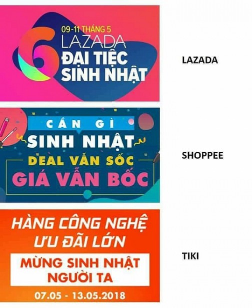 Tương tự cách Shopee, Tiki chia vui với sinh nhật Lazada, Ten Ren cũng mừng “láng giềng” Koi Thé khai trương bằng “chiêu” vô cùng đặc biệt - Ảnh 5.