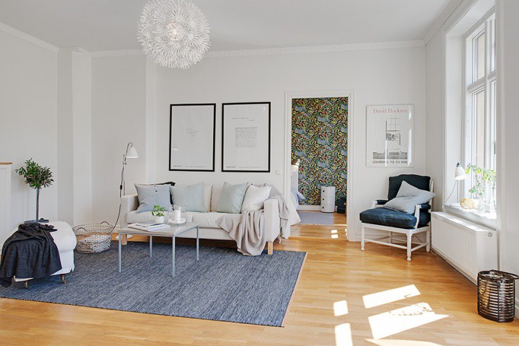 Căn hộ màu trắng tinh khôi cuốn hút người xem đến từng góc nhỏ - Ảnh 7. Căn hộ màu trắng tinh khôi cuốn hút người xem đến từng góc nhỏ - Ảnh 7.