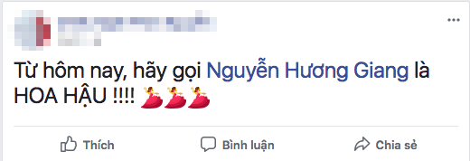 Từ hôm nay hãy gọi Hương Giang là Hoa hậu chính là câu nói hot nhất ngày hôm nay! - Ảnh 6.