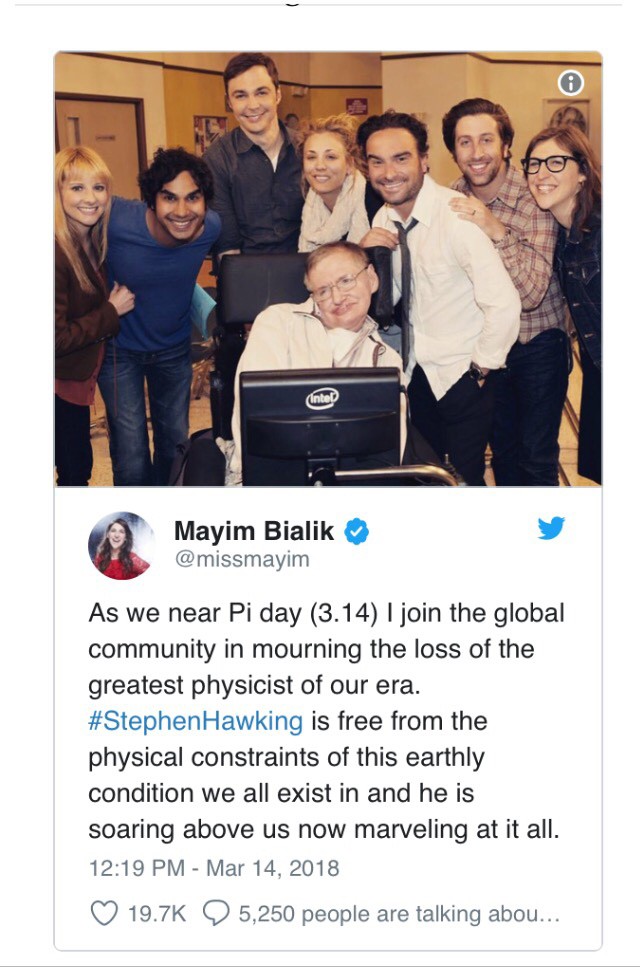 Đây là cách “cả thế giới” thể hiện niềm thương tiếc trước sự ra đi của nhà bác học vĩ đại Stephen Hawking - Ảnh 5.