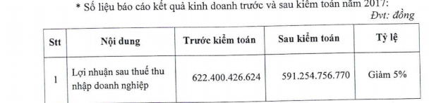 Sonadezi giảm 31 tỷ đồng lợi nhuận sau thuế sau kiểm toán - Ảnh 1.