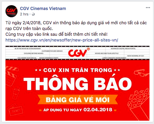 Dân tình sốc vì giá vé mới của CGV kể từ hôm nay: Tăng cao nhất tới 50.000 đồng/vé! - Ảnh 3.