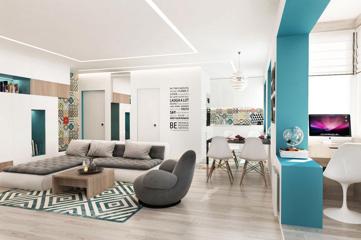 Căn hộ 55m2 thiết kế đơn giản, phóng khoáng khiến ai cũng phải trầm trồ, thán phục - Ảnh 1. Căn hộ 55m2 thiết kế đơn giản, phóng khoáng khiến ai cũng phải trầm trồ, thán phục - Ảnh 1.