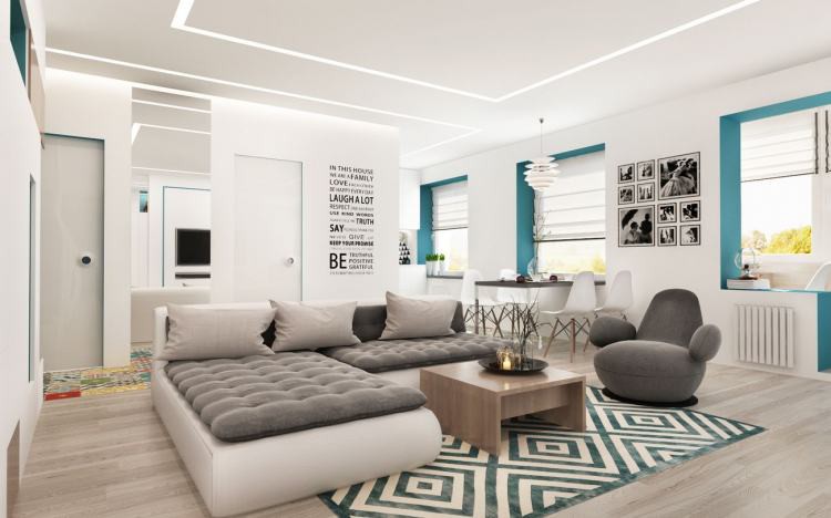 Căn hộ 55m2 thiết kế đơn giản, phóng khoáng khiến ai cũng phải trầm trồ, thán phục - Ảnh 2. Căn hộ 55m2 thiết kế đơn giản, phóng khoáng khiến ai cũng phải trầm trồ, thán phục - Ảnh 2.
