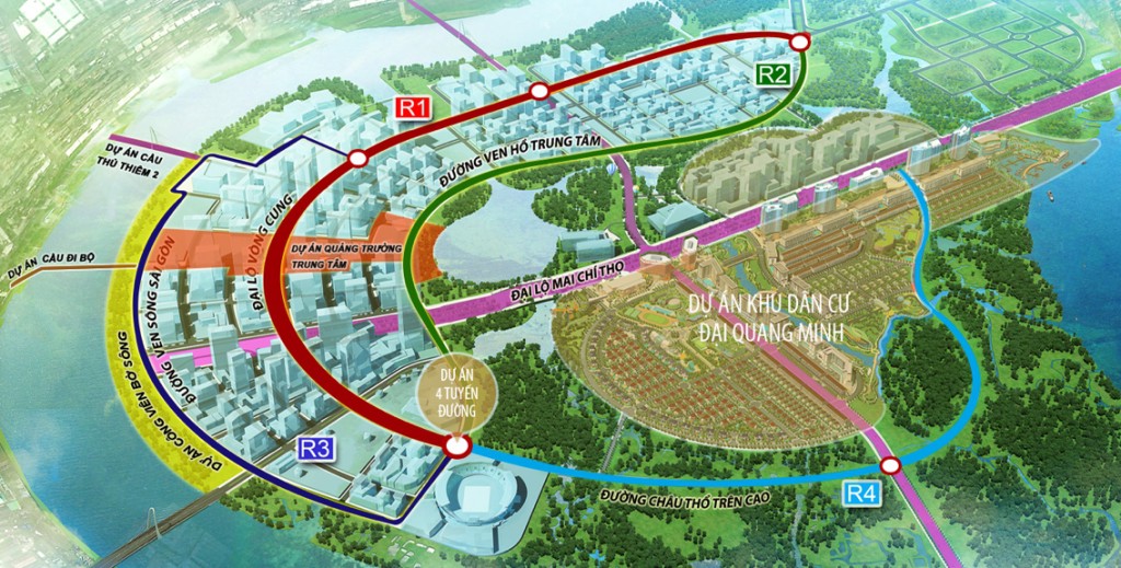 Tiến độ 4 tuyến đường nghìn tỷ quanh Khu đô thị mới Thủ Thiêm hiện giờ ra sao? - Ảnh 2. Tiến độ 4 tuyến đường nghìn tỷ quanh Khu đô thị mới Thủ Thiêm hiện giờ ra sao? - Ảnh 2.