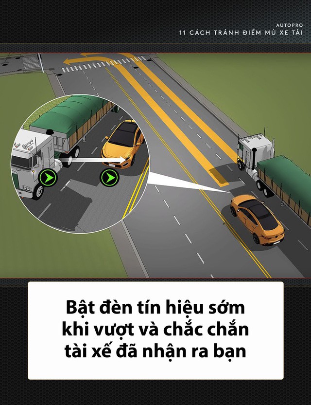 [Photo Story] 11 bí quyết lái xe sống còn bạn phải nhớ khi gặp xe tải - Ảnh 9.