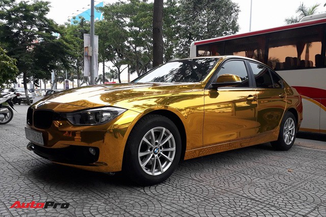 Kỳ công “dát vàng” phong cách dân chơi UAE cho chiếc BMW của chủ khách sạn tại Đà Nẵng - Ảnh 5.