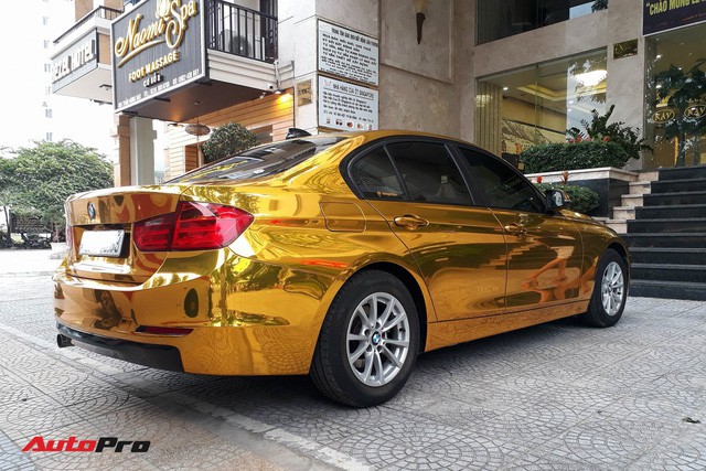 Kỳ công “dát vàng” phong cách dân chơi UAE cho chiếc BMW của chủ khách sạn tại Đà Nẵng - Ảnh 6.
