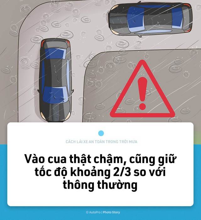 [Photo Story] Lái xe an toàn hơn trong mưa với 15 nguyên tắc sau đây - Ảnh 11.