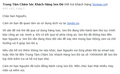 Khách tố hàng ngàn thẻ nạp tiền mua từ Sendo.vn bị mất 300 triệu đồng - Ảnh 1.