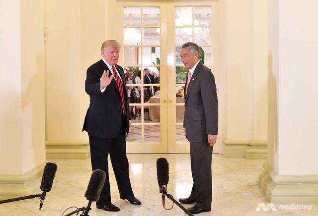 Ông Trump bất ngờ được Thủ tướng Lý Hiển Long tổ chức sinh nhật sớm tại Singapore - Ảnh 7.