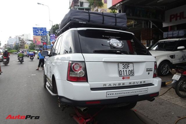 Bộ 3 Range Rover Sport Supercharged của ông chủ Trung Nguyên được chăm sóc trước hành trình siêu xe đình đám - Ảnh 5.