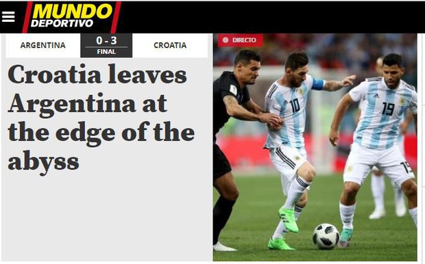 Truyền thông thế giới sốc: Messi và Argentina bên bờ vực thẳm - Ảnh 1.