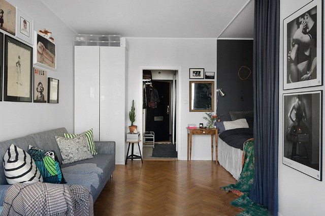 Căn hộ 20 m2 thiết kế theo phong cách tối giản đẹp đến nao lòng - Ảnh 5.