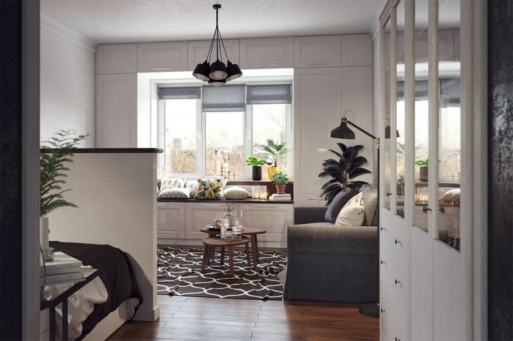 Căn hộ 51m2 thiết kế cực thông minh cho cặp vợ chồng trẻ - Ảnh 3. Căn hộ 51m2 thiết kế cực thông minh cho cặp vợ chồng trẻ - Ảnh 3.