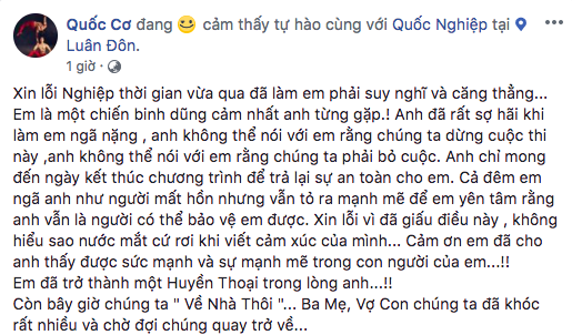 Sau màn diễn sinh tử, Quốc Cơ xin lỗi Quốc Nghiệp: Em đã trở thành một huyền thoại trong lòng anh - Ảnh 2.