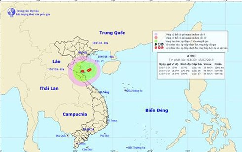 Ảnh hưởng của vùng áp thấp, đảo Cô Tô gió giật mạnh cấp 7 - Ảnh 1.