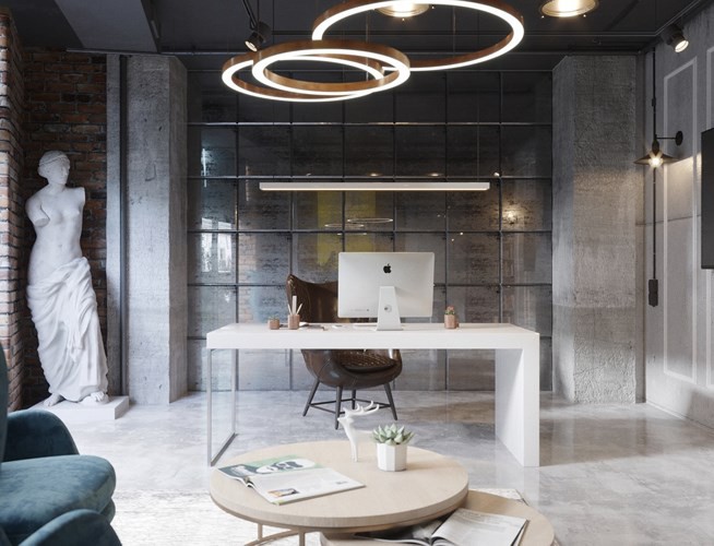 Ý tưởng trang trí phòng làm việc tại nhà hiện đại, phong cách - Ảnh 5. Ý tưởng trang trí phòng làm việc tại nhà hiện đại, phong cách - Ảnh 5.