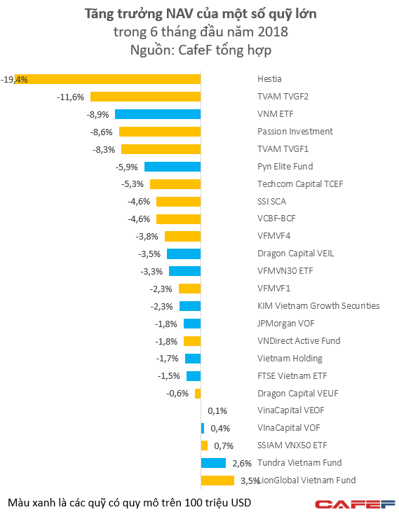 Từng “mua gì cũng thắng”, nhiều quỹ lớn nhỏ tại Việt Nam đã “sấp mặt” chỉ sau nửa đầu năm 2018 - Ảnh 1.