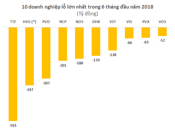 Lộ diện những khoản lỗ lớn nhất nửa đầu năm 2018 - Ảnh 2.